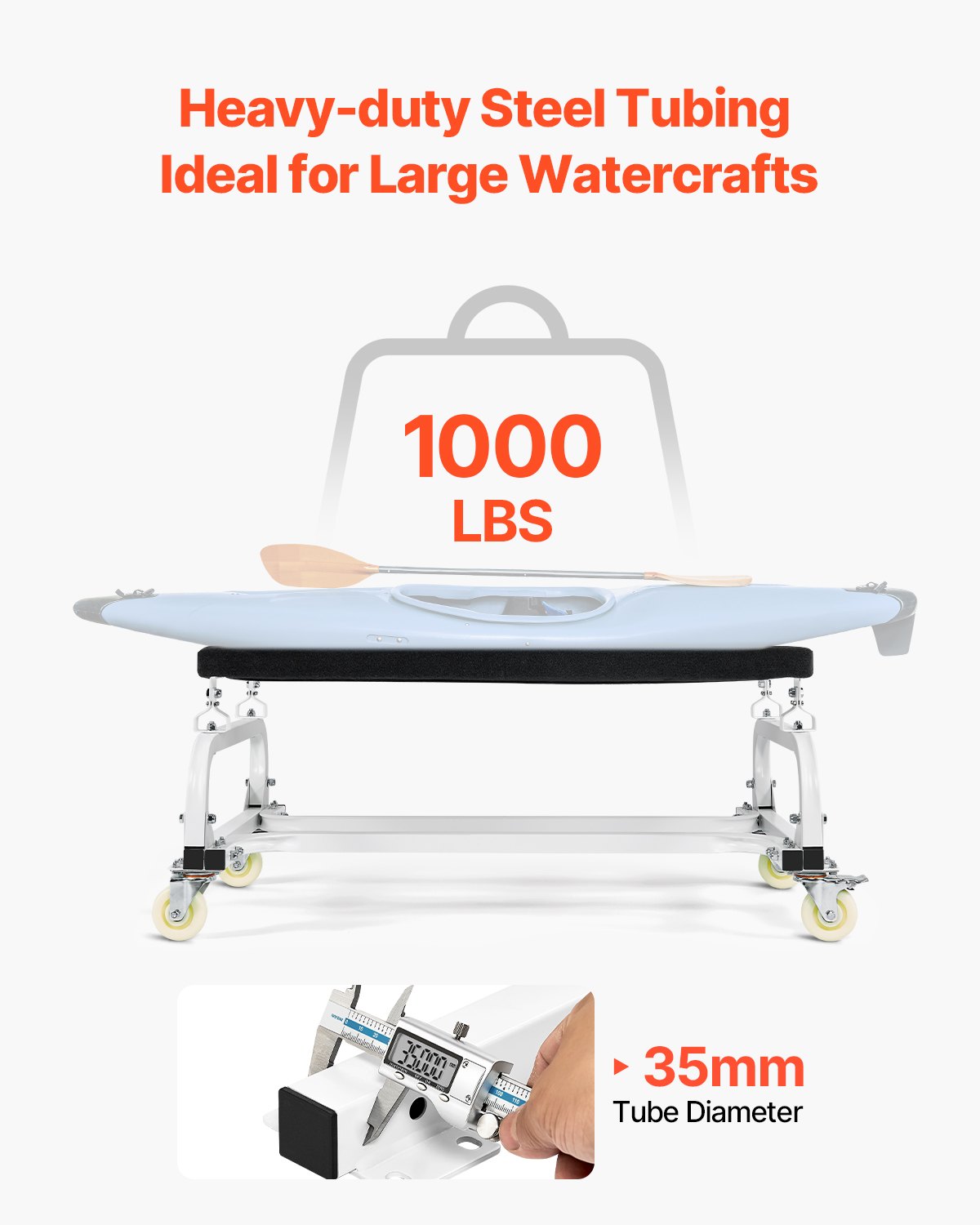 Portable Toilets & Showers: VEVOR Watercraft PWC Dolly Boat 454 kg Capacity Jet Ski Stand Storage Cart