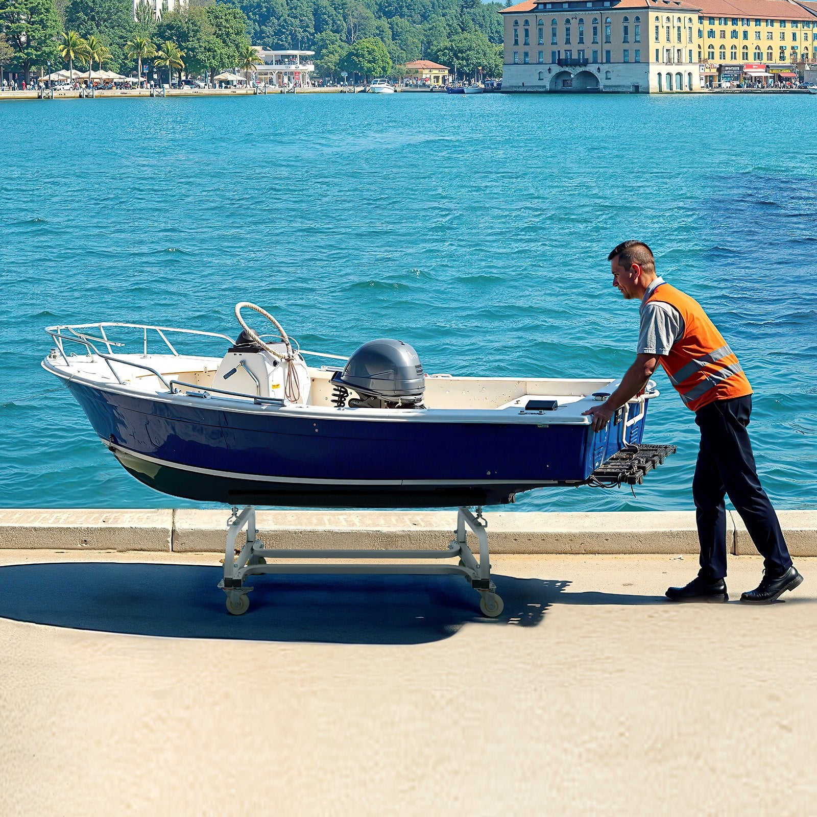 Portable Toilets & Showers: VEVOR Watercraft PWC Dolly Boat 454 kg Capacity Jet Ski Stand Storage Cart