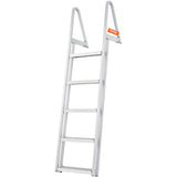 Boating Accessories: VEVOR Removable Dock Ladder 5 Steps, 159 kg Load Capacity, Pontoon Boat Ladder with 4'' Wide Step & Nonslip Design for Ship/Lake/Pool/Marine Boarding