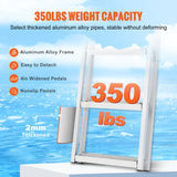 Boating Accessories: VEVOR Removable Dock Ladder 5 Steps, 159 kg Load Capacity, Pontoon Boat Ladder with 4'' Wide Step & Nonslip Design for Ship/Lake/Pool/Marine Boarding