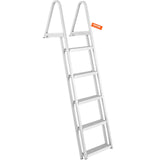 Boating Accessories: VEVOR Removable Dock Ladder 5 Steps, 159 kg Load Capacity, Pontoon Boat Ladder with 4'' Wide Step & Nonslip Design for Ship/Lake/Pool/Marine Boarding