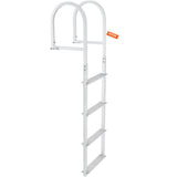 Audio Speakers: VEVOR Dock Ladder, Removable 4 Steps, 500 lbs Load Capacity, Aluminum Alloy Pontoon Boat Ladder with 3.1'' Wide Step & Nonslip Rubber Mat, Easy to Install for Ship/Lake/Pool/Marine Boarding