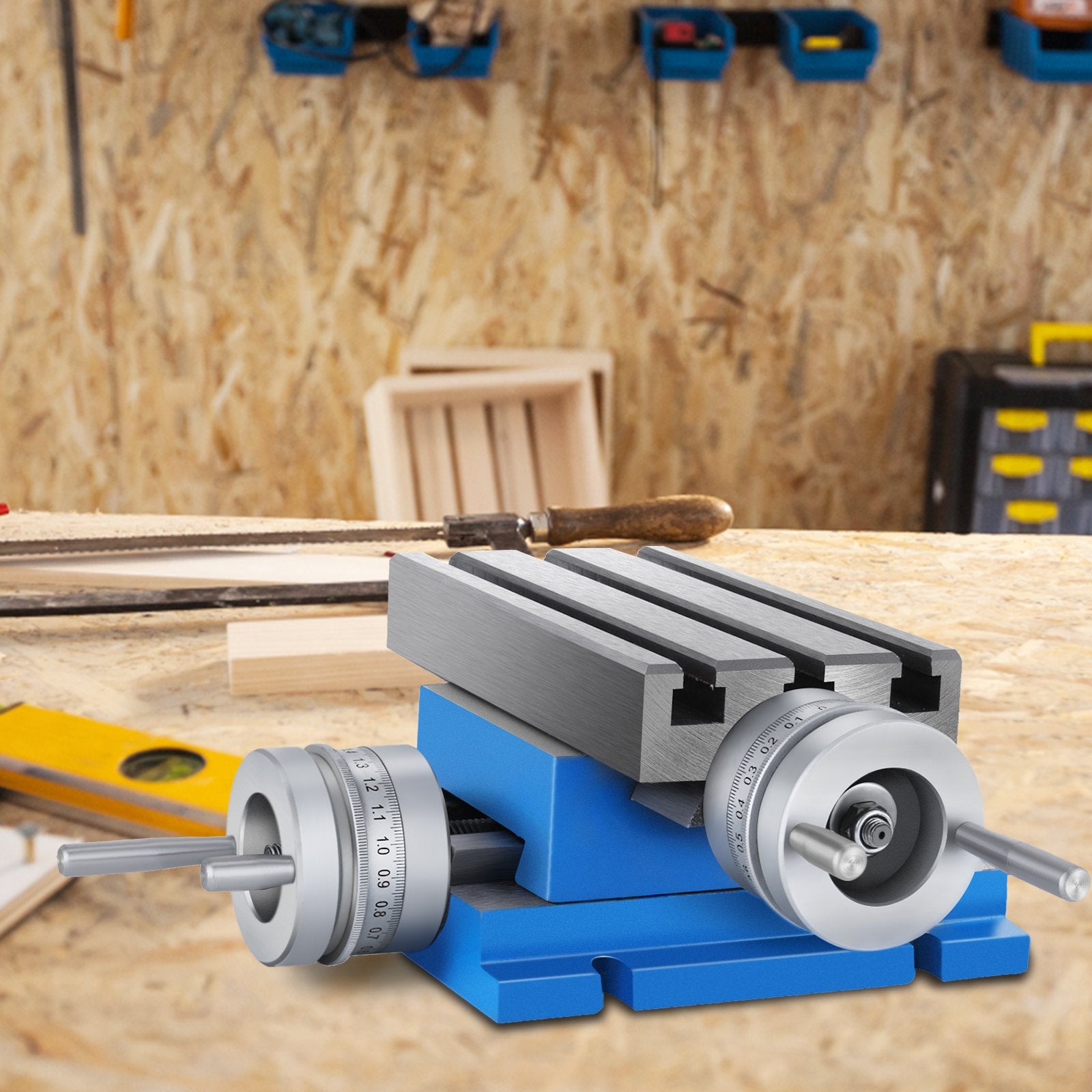 Hand Tools: VEVOR Milling Machine Cross Slide Worktable 4''x7.3'' 2 Axis Compound Precision