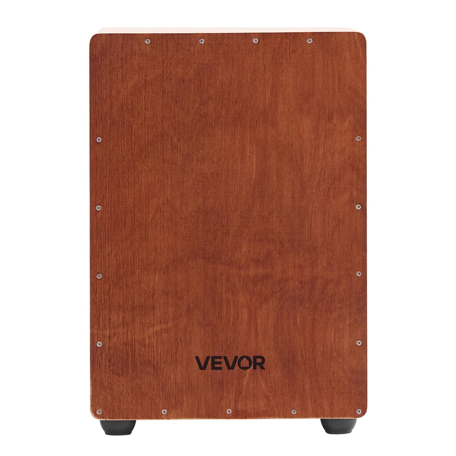 Drums: VEVOR Cajon Box Drum, with Internal Snare Wires, Lightweight Wooden Percussion Box, Portable Birch Wood Drum Musical Instrument with Silicone Feet, for Beginners and Professionals, 305 x 305 x 430 mm