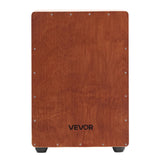 Drums: VEVOR Cajon Box Drum, with Internal Snare Wires, Lightweight Wooden Percussion Box, Portable Birch Wood Drum Musical Instrument with Silicone Feet, for Beginners and Professionals, 305 x 305 x 430 mm