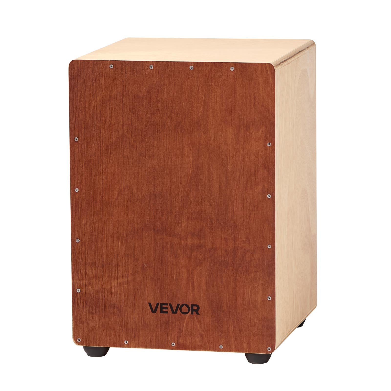 Drums: VEVOR Cajon Box Drum, with Internal Snare Wires, Lightweight Wooden Percussion Box, Portable Birch Wood Drum Musical Instrument with Silicone Feet, for Beginners and Professionals, 305 x 305 x 430 mm