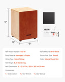Drums: VEVOR Cajon Box Drum, with Internal Guitar Strings, Lightweight Wooden Percussion Box, Portable Birch Wood Drum Musical Instrument with Silicone Feet, for Beginner & Professional, 305 x 305 x 430 mm