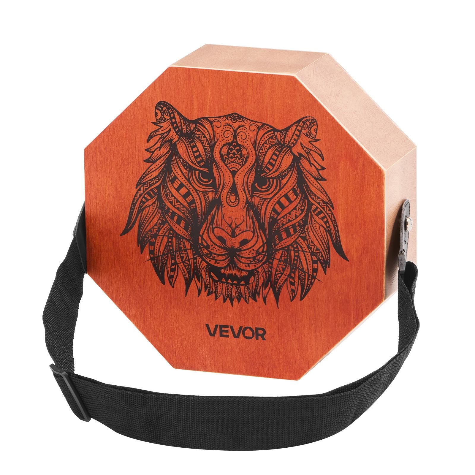 Drums: VEVOR Unique Cajon Box Drum, with Internal  Guitar Strings, Portable Wooden Percussion Box, Birch Wood Drum Musical Instrument with Adjustable Strap, for Beginners & Professionals, 295 x 295 x 100 mm