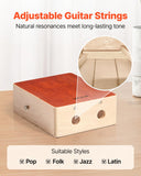 Drums: VEVOR Cajon Box Drum, with Internal Guitar Strings, Lightweight Wooden Percussion Box, Portable Birch Wood Drum with Travel Bag, Adjustable Strap, for Beginners and Professionals, 230 x 100 x 280 mm