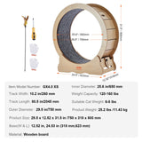 Cat Toys: VEVOR Cat Exercise Wheel Large Cat Treadmill Wheel for Indoor Cats 29.5 inch