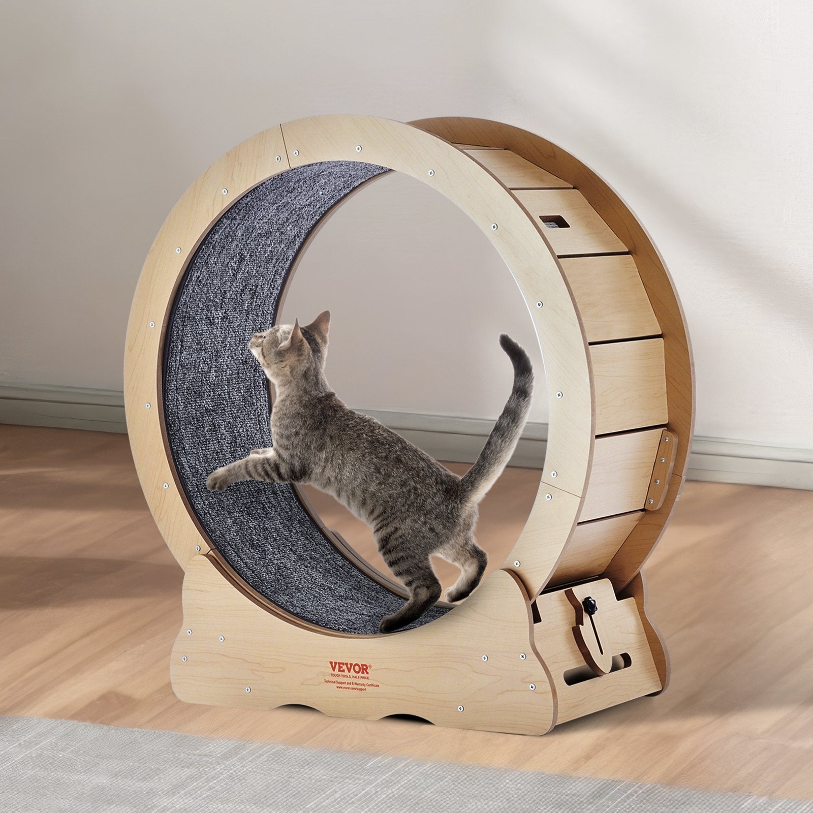 Cat Toys: VEVOR Cat Exercise Wheel Large Cat Treadmill Wheel for Indoor Cats 29.5 inch
