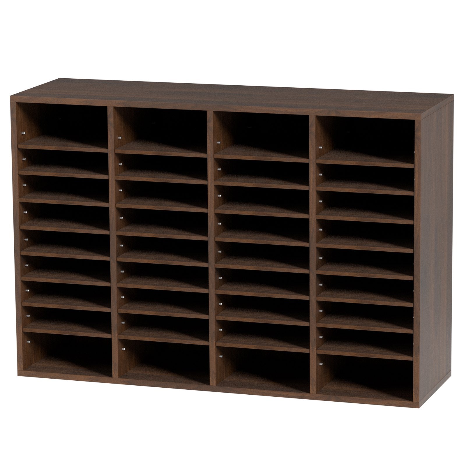 Calendars, Organisers & Planners: VEVOR Literature Organizers, 36 Compartments Office Mailbox with Adjustable Shelves, Wood Literature Sorter 997x305x680 mm for Office, Home, Classroom, Mailrooms Organization, EPA Certified Brown