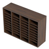 Calendars, Organisers & Planners: VEVOR Literature Organizers, 36 Compartments Office Mailbox with Adjustable Shelves, Wood Literature Sorter 997x305x680 mm for Office, Home, Classroom, Mailrooms Organization, EPA Certified Brown