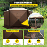 Canopies & Gazebos: VEVOR Pop-up Camping Gazebo Camping Canopy Shelter 6 Sided 10' x 10' Sun Shade