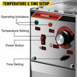 Food Storage: VEVOR Semi-automatic Cup Sealing Machine Cup Sealer Silver 300-500 Cups/Hour