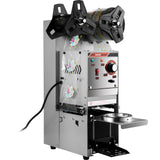 Food Storage: VEVOR Semi-automatic Cup Sealing Machine Cup Sealer Silver 300-500 Cups/Hour