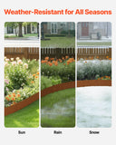 Laundry Cleaning Supplies: VEVOR Steel Landscape Edging, 10 Packs 40 x 4.5 in Weather-Resistant & Pre-Rust Metal Landscape Edging, Bendable Garden Edging Border, Heavy Duty Lawn Edging, Flower Bed Yard Pathway Divider