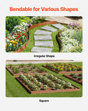 Laundry Cleaning Supplies: VEVOR Steel Landscape Edging, 10 Packs 40 x 4.5 in Weather-Resistant & Pre-Rust Metal Landscape Edging, Bendable Garden Edging Border, Heavy Duty Lawn Edging, Flower Bed Yard Pathway Divider