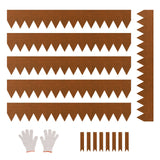 Laundry Cleaning Supplies: VEVOR Steel Landscape Edging, 6 Packs 40 x 6 in Weather-Resistant & Pre-Rust Metal Landscape Edging, Bendable Garden Edging Border, Heavy Duty Lawn Edging, Flower Bed Yard Pathway Divider