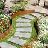 Laundry Cleaning Supplies: VEVOR Steel Landscape Edging, 6 Packs 40 x 6 in Weather-Resistant & Pre-Rust Metal Landscape Edging, Bendable Garden Edging Border, Heavy Duty Lawn Edging, Flower Bed Yard Pathway Divider