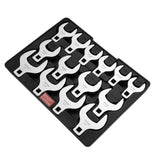 Basketball & Basketball Accessories: VEVOR Crowfoot Wrench Set, 1/2" Drive 14-Piece SAE (1-1/16" - 2") Crows Foot Wrench Set with Storage Tray, 40CR Material with Laser Etched Sizing, for Mechanical Maintenance or Repairs