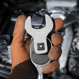 Basketball & Basketball Accessories: VEVOR Crowfoot Wrench Set, 1/2" Drive 14-Piece SAE (1-1/16" - 2") Crows Foot Wrench Set with Storage Tray, 40CR Material with Laser Etched Sizing, for Mechanical Maintenance or Repairs