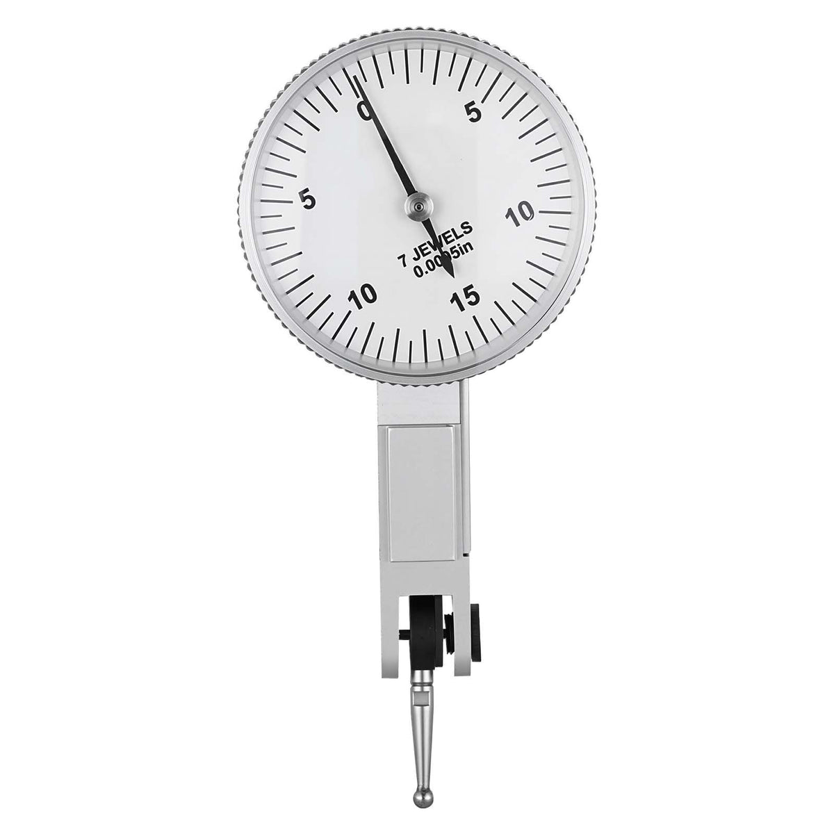 Dial Test Indicator with Universal Magnetic Base and Storage Case, 0.01 mm Accuracy, 0-0.76 mm Range, Micro Ball Handle for Narrow Area Measurement, Industrial Machining & Inspection