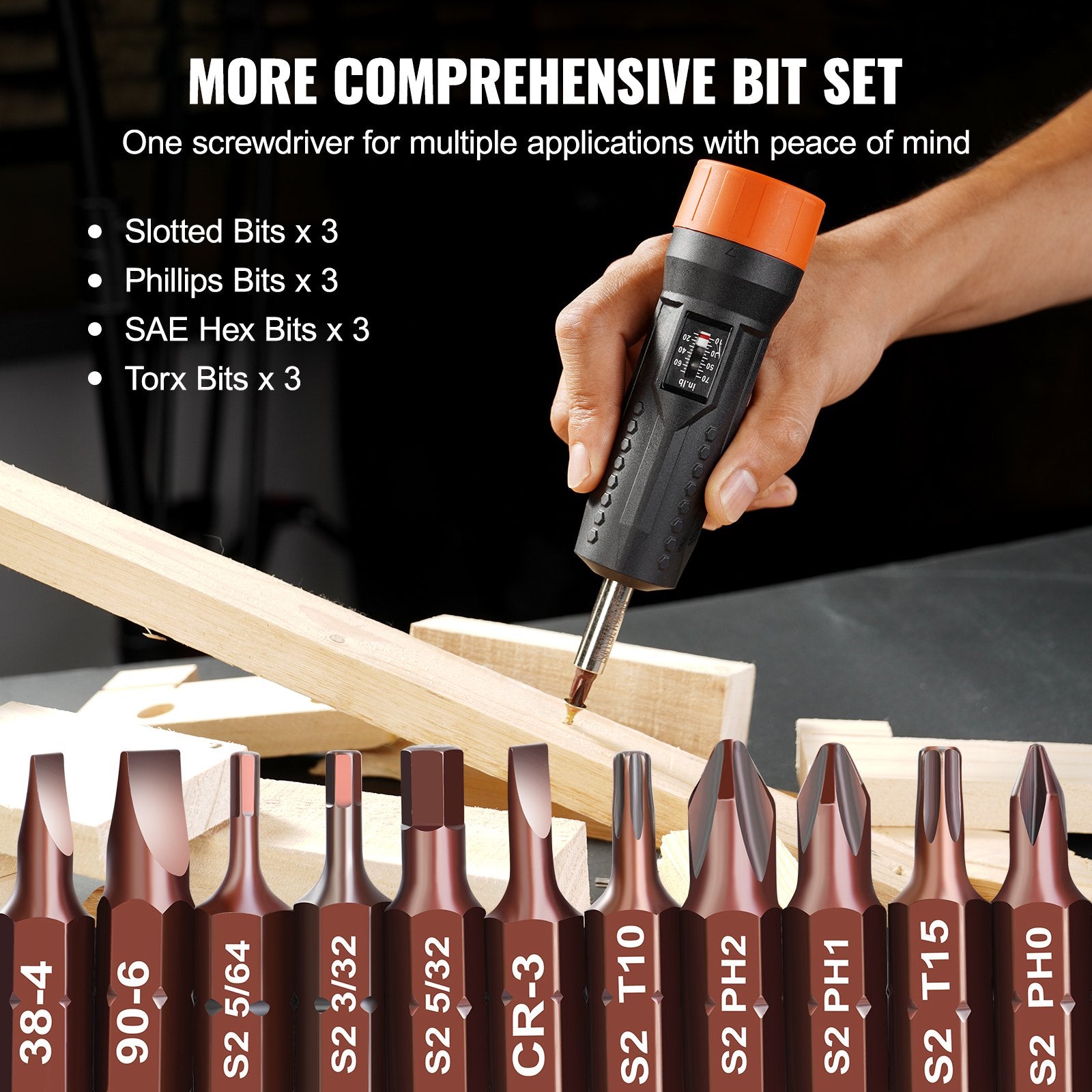Screwdrivers: VEVOR Torque Screwdriver 1/4