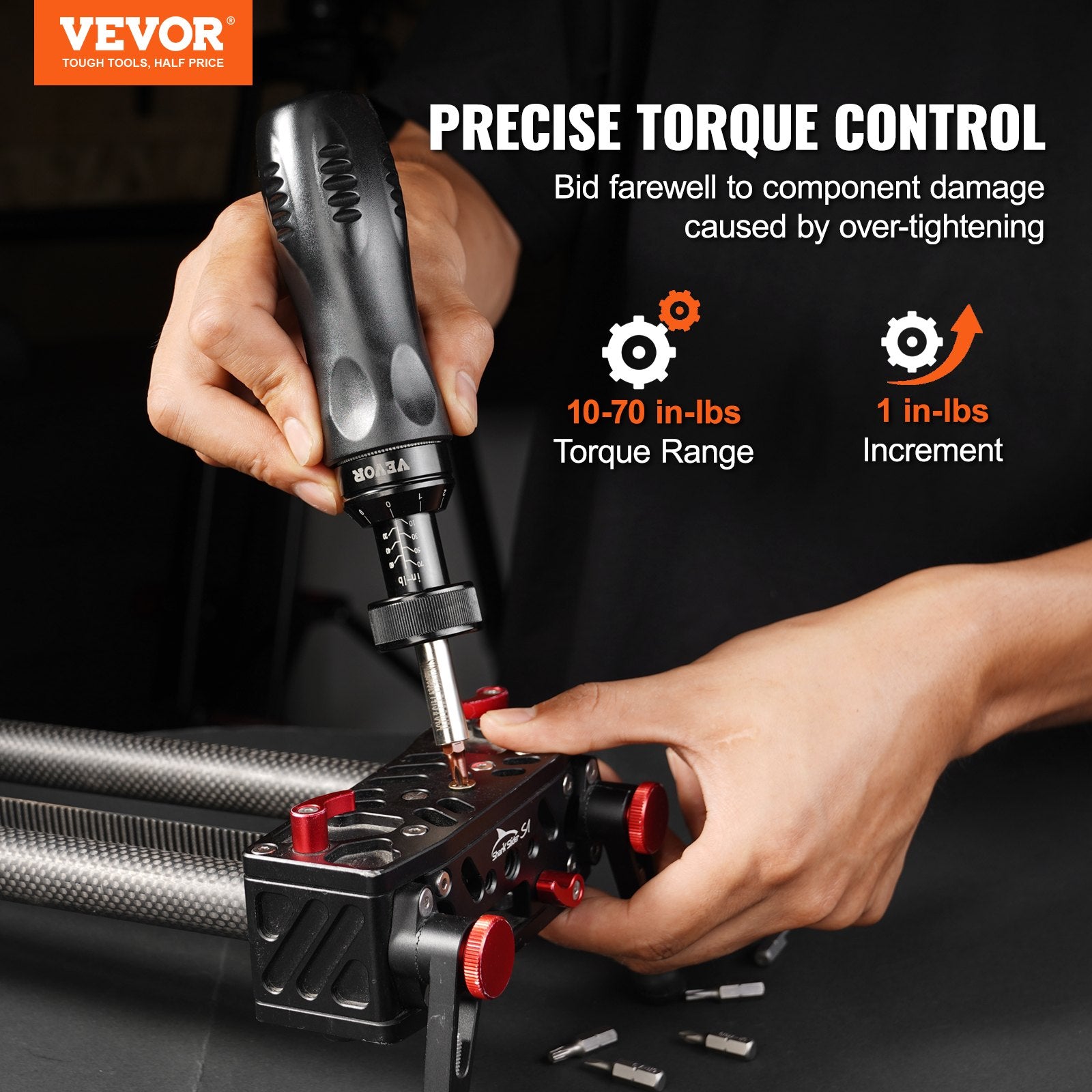Screwdrivers: VEVOR Adjustable Torque Screwdriver 1/4