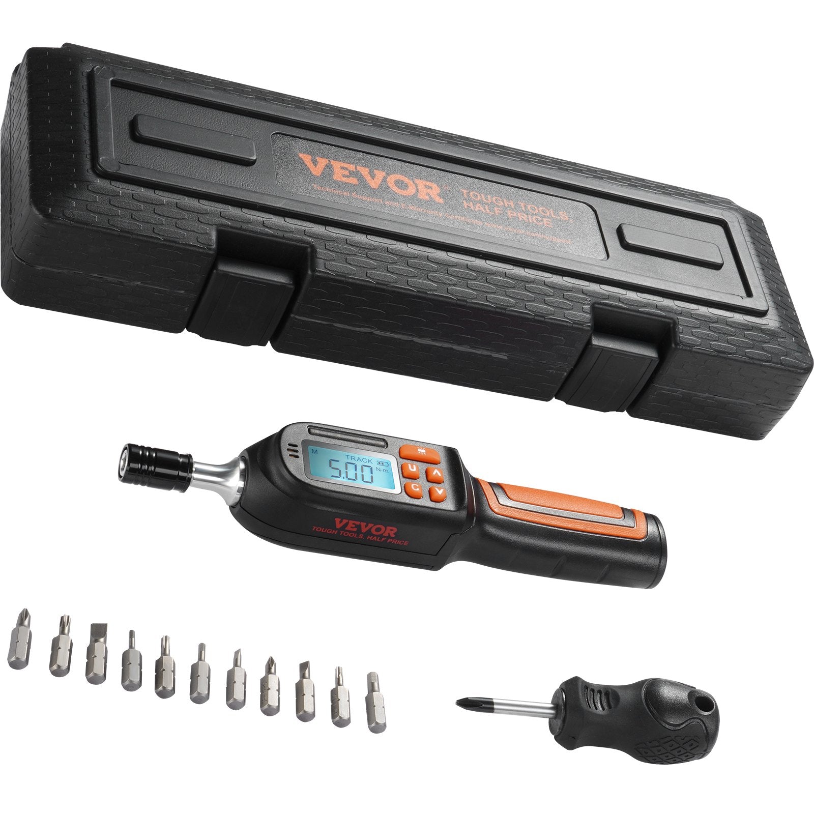 Screwdrivers: VEVOR Digital Torque Screwdriver 1/4" Range 2.65-70.67in/lb w/ 0.01N.m Increment