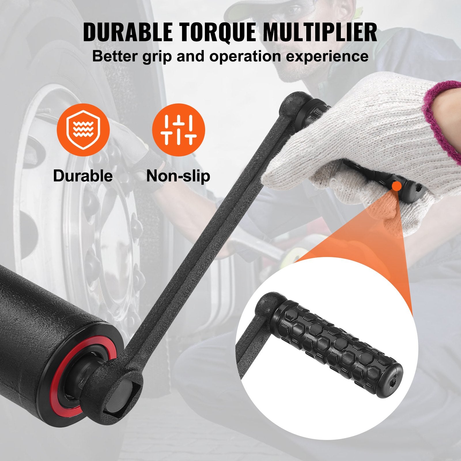 Automotive Repair & Speciality Tools: VEVOR Torque Multiplier, Heavy Duty Torque Multiplier Wrench Set, 1 Inch Drive Lug Nut Wrench Torque Multiplier, 1:64 6800N.m Lug Nut Remover, with 8 Sockets and Storage Case for Truck Trailer RV