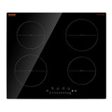 Cooktops & Stoves: VEVOR 6000W 4 Burner Induction Cooktop Electric Countertop Burner Touch Control