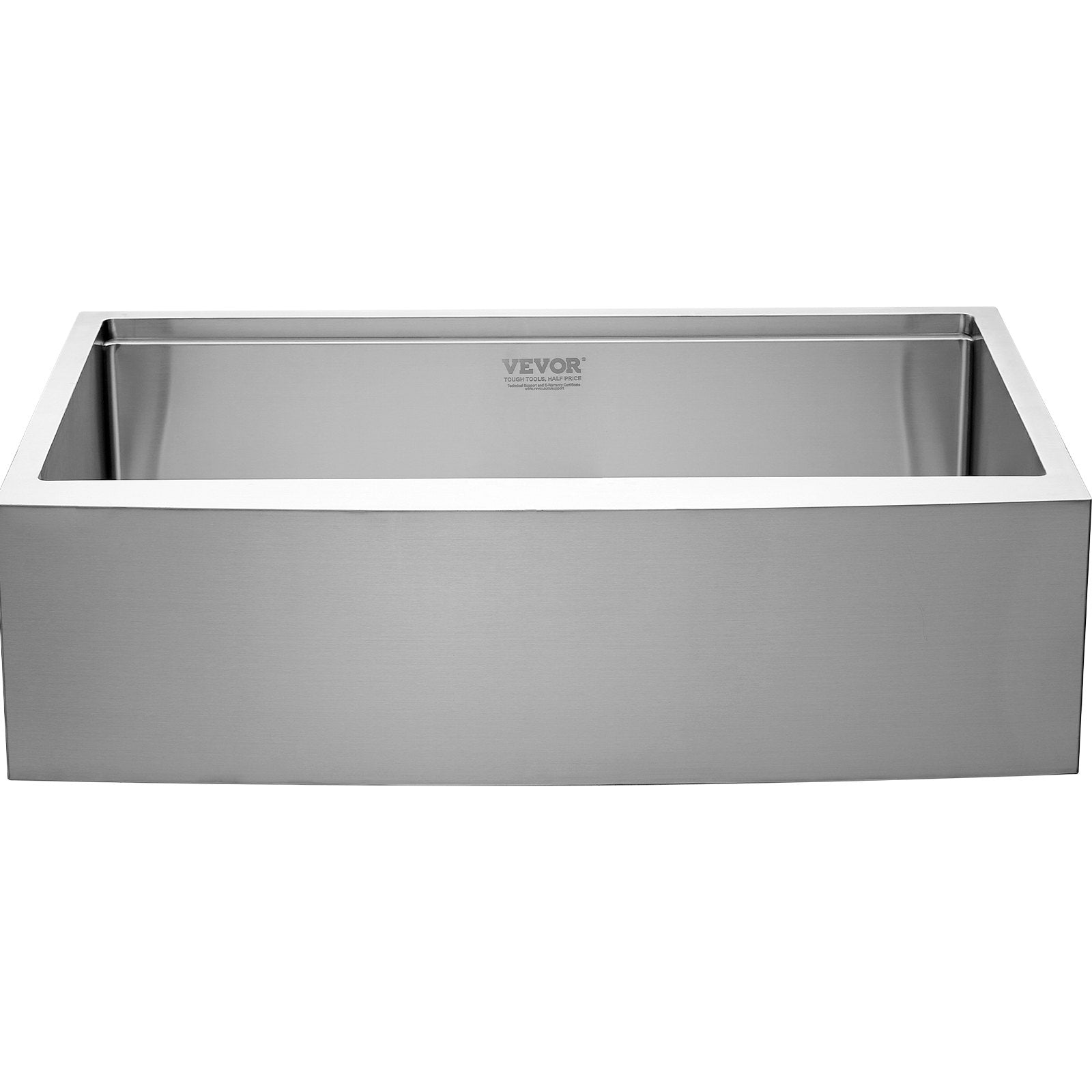 Kitchen & Bathroom DIY: VEVOR Farmhouse Kitchen Sink, 304 Stainless Steel Drop-In Sinks, Top Mount Single Bowl Basin with Ledge & Accessories, Household Dishwasher Sinks for Workstation, Prep Kitchen, and Bar Sink, 30 inch