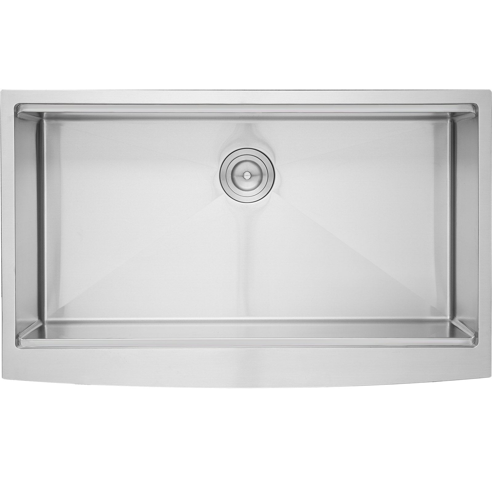 Kitchen & Bathroom DIY: VEVOR Farmhouse Kitchen Sink, 304 Stainless Steel Drop-In Sinks, Top Mount Single Bowl Basin with Ledge & Accessories, Household Dishwasher Sinks for Workstation, Prep Kitchen, and Bar Sink, 30 inch