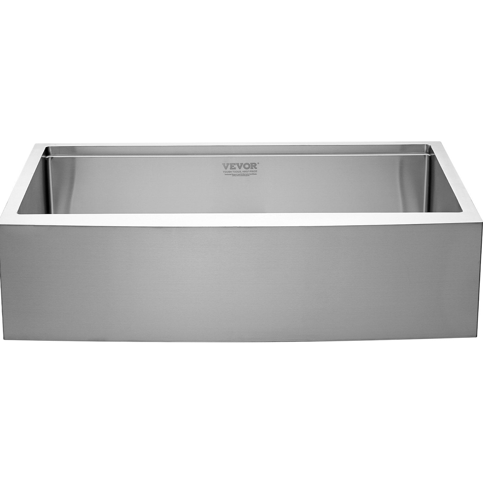 Kitchen & Bathroom DIY: VEVOR Farmhouse Kitchen Sink, 304 Stainless Steel Drop-In Sinks, Top Mount Single Bowl Basin with Ledge & Accessories, Household Dishwasher Sinks for Workstation, Prep Kitchen, and Bar Sink, 36 inch
