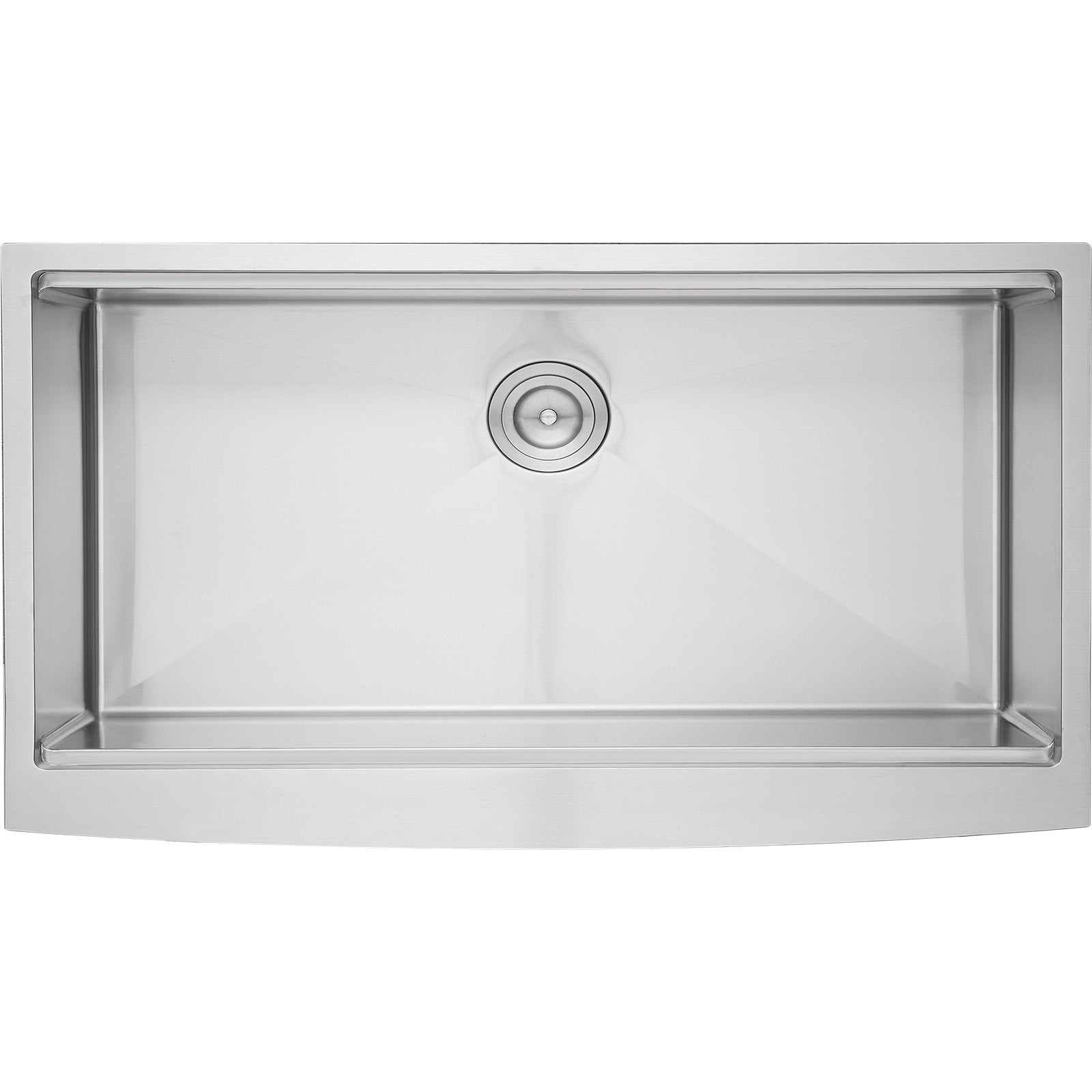 Kitchen & Bathroom DIY: VEVOR Farmhouse Kitchen Sink, 304 Stainless Steel Drop-In Sinks, Top Mount Single Bowl Basin with Ledge & Accessories, Household Dishwasher Sinks for Workstation, Prep Kitchen, and Bar Sink, 36 inch