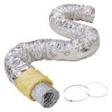 Cat Scratching Posts: VEVOR Dryer Vent Hose, 127MM Insulated Flexible Duct 7.62M Long with 2 Duct Clamps, Heavy-Duty Three Layer Protection for HVAC Heating Cooling Ventilation and Exhaust, R-4.2 Flame Resistance Value