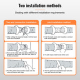 Cat Scratching Posts: VEVOR Dryer Vent Hose, 127MM Insulated Flexible Duct 7.62M Long with 2 Duct Clamps, Heavy-Duty Three Layer Protection for HVAC Heating Cooling Ventilation and Exhaust, R-4.2 Flame Resistance Value