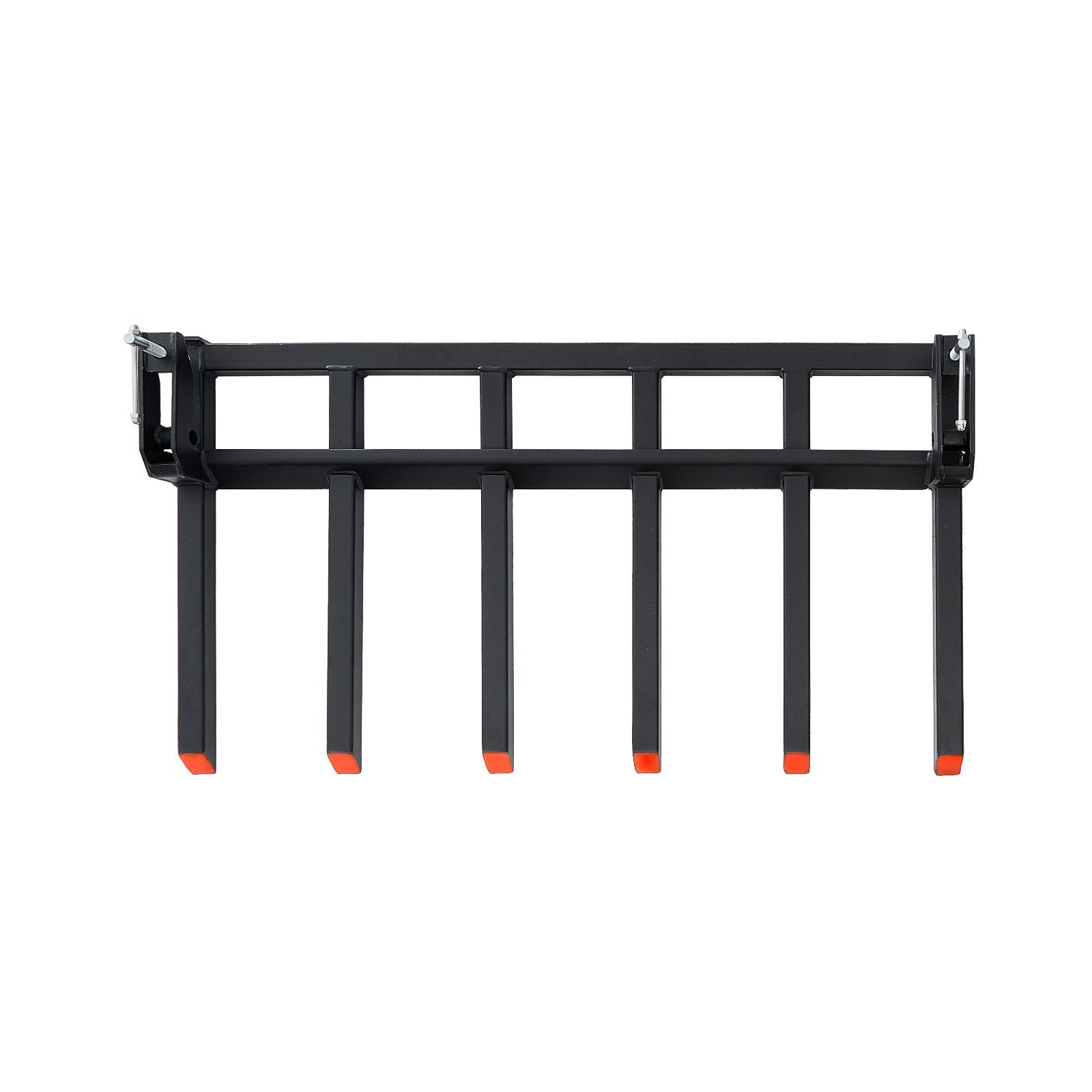 Automotive Parts: VEVOR Clamp on Debris Forks to 1500 mm Bucket, 2000 kg Capacity Heavy Duty Clamp on Pallet Forks Bucket, Fit for Loader Bucket Skidsteer Tractor to Clean up Fallen Limbs Debris or Yard Wwaste