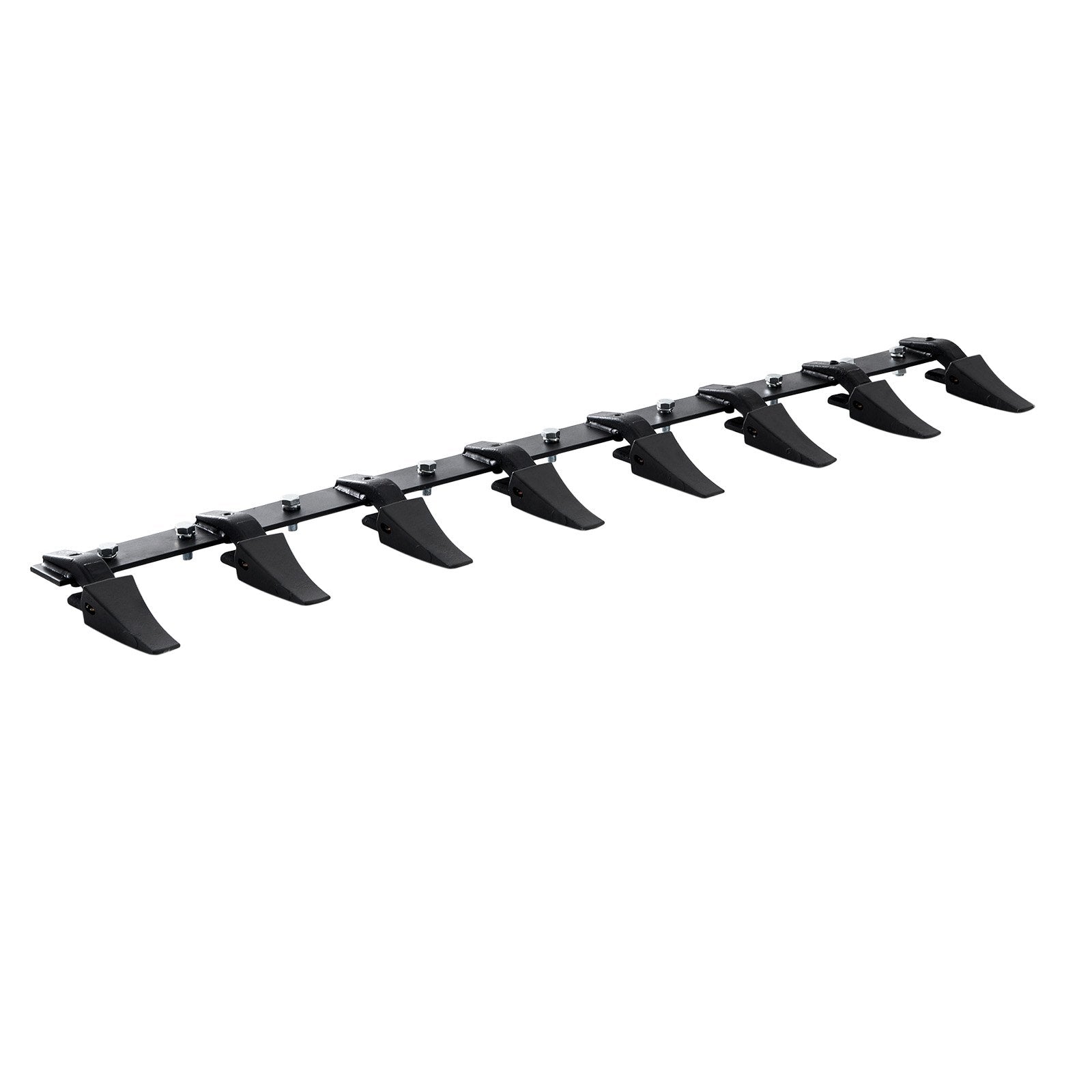 Automotive Parts: VEVOR Bucket Tooth Bar, 1650mm, Heavy Duty Tractor Bucket 8 Teeth Bar for Loader Tractor Skidsteer, 2000 kg Load-Bearing Capacity Bolt On Design, for Efficient Soil Excavation and Bucket Protection