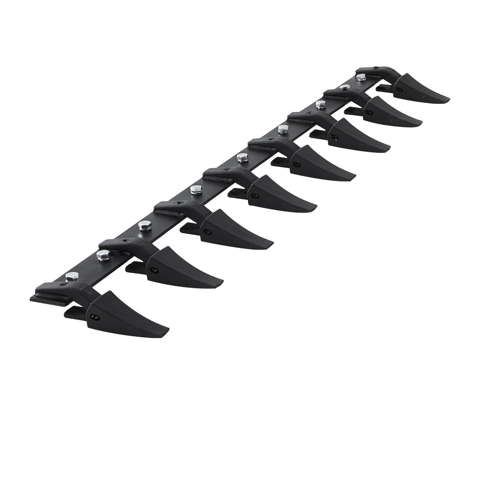 Automotive Parts: VEVOR Bucket Tooth Bar, 1650mm, Heavy Duty Tractor Bucket 8 Teeth Bar for Loader Tractor Skidsteer, 2000 kg Load-Bearing Capacity Bolt On Design, for Efficient Soil Excavation and Bucket Protection