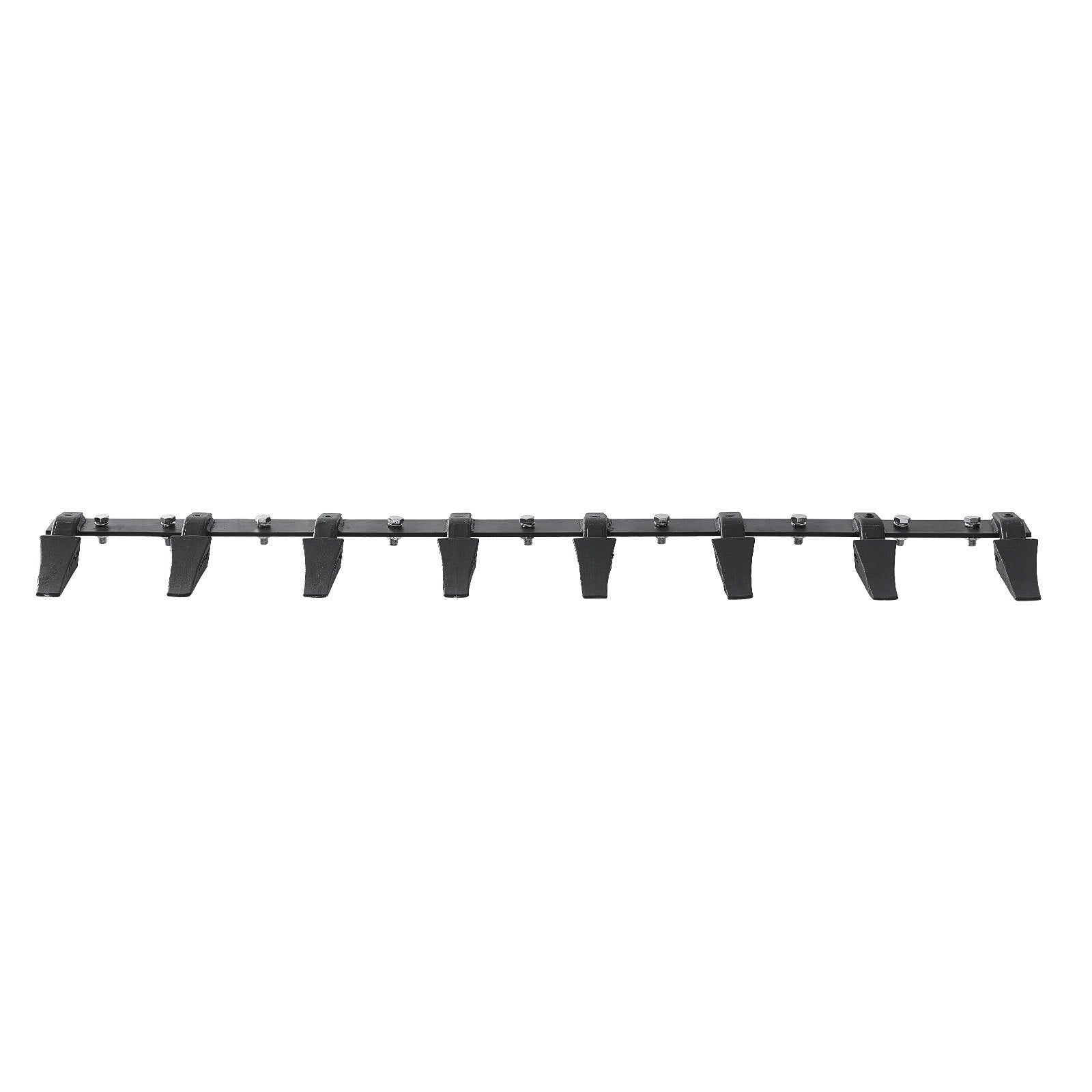 Automotive Parts: VEVOR Bucket Tooth Bar, 1650mm, Heavy Duty Tractor Bucket 8 Teeth Bar for Loader Tractor Skidsteer, 2000 kg Load-Bearing Capacity Bolt On Design, for Efficient Soil Excavation and Bucket Protection