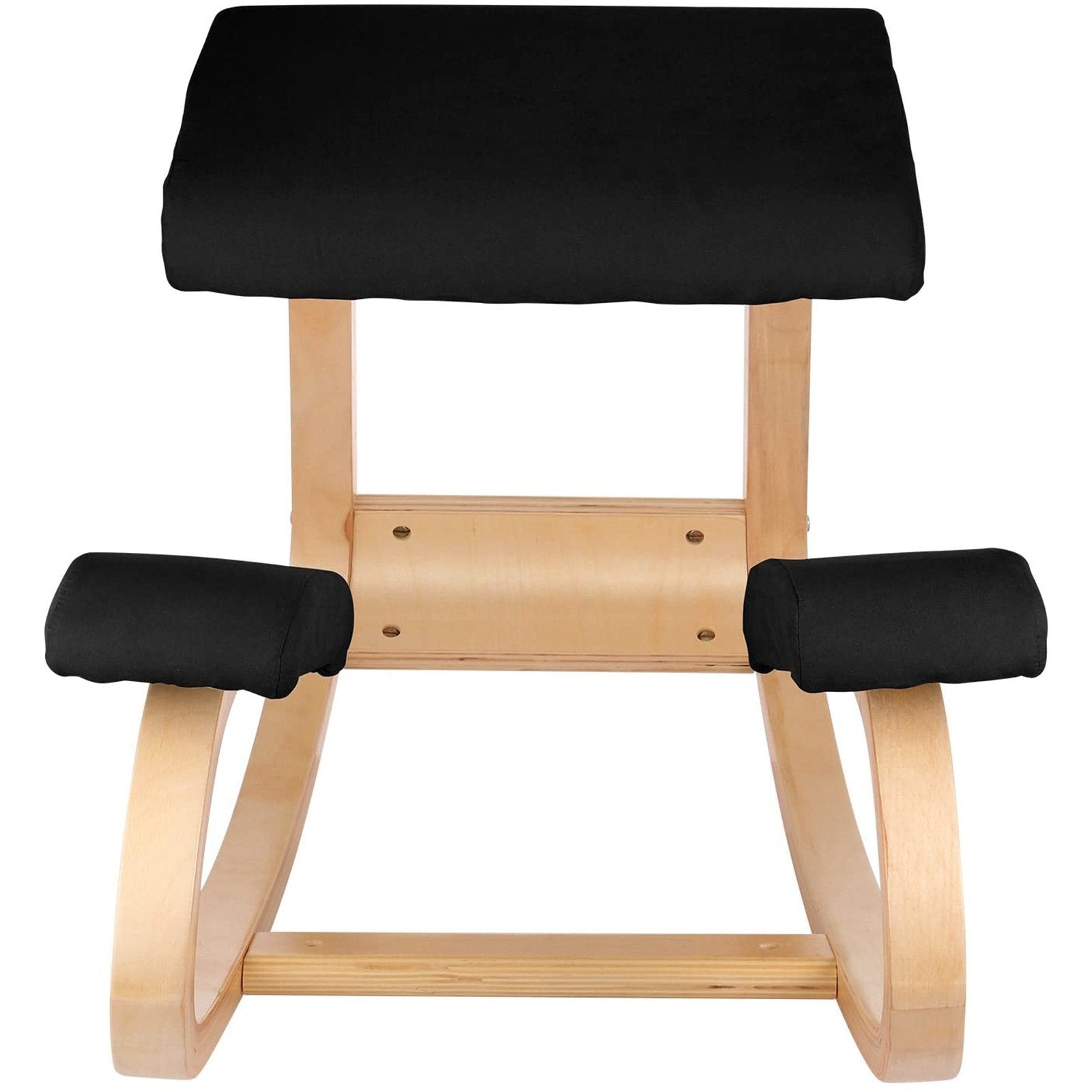 Back Care: VEVOR Wooden Ergonomic Kneeling Chair Memory Seat Cushion Relieving Body Black