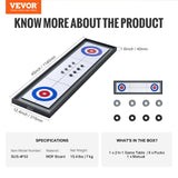 Basketball & Basketball Accessories: VEVOR 114cm Shuffleboard and Curling 2 in 1 Board Game Portable Tabletop Set