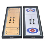 Basketball & Basketball Accessories: VEVOR 114cm Shuffleboard and Curling 2 in 1 Board Game Portable Tabletop Set