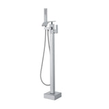 Toilet & Bidet Accessories: VEVOR Freestanding Bathtub Faucet, Floor Mount, Freestanding Tub Filler, Shower Mixer Taps, Two Water Modes, Swivel Spout, for Bathing & Showering Pet Bathing Cleaning Drains Toilet Flushing