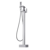 Toilet & Bidet Accessories: VEVOR Freestanding Bathtub Faucet, Floor Mount, Freestanding Tub Filler, Shower Mixer Taps, Two Water Modes, Swivel Spout, for Bathing & Showering Pet Bathing Cleaning Drains Toilet Flushing