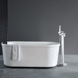 Toilet & Bidet Accessories: VEVOR Freestanding Bathtub Faucet, Floor Mount, Freestanding Tub Filler, Shower Mixer Taps, Two Water Modes, 360° Swivel Spout, for Bathing & Showering Pet Bathing Cleaning Drains Toilet Flushing