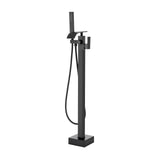 Dog Apparel: VEVOR Freestanding Bathtub Faucet, Floor Mount, Freestanding Tub Filler, Shower Mixer Taps, Two Water Modes, 360° Swivel Spout, for Bathing & Showering Pet Bathing Cleaning Drains Toilet Flushing