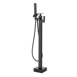 Dog Apparel: VEVOR Freestanding Bathtub Faucet, Floor Mount, Freestanding Tub Filler, Shower Mixer Taps, Two Water Modes, 360° Swivel Spout, for Bathing & Showering Pet Bathing Cleaning Drains Toilet Flushing